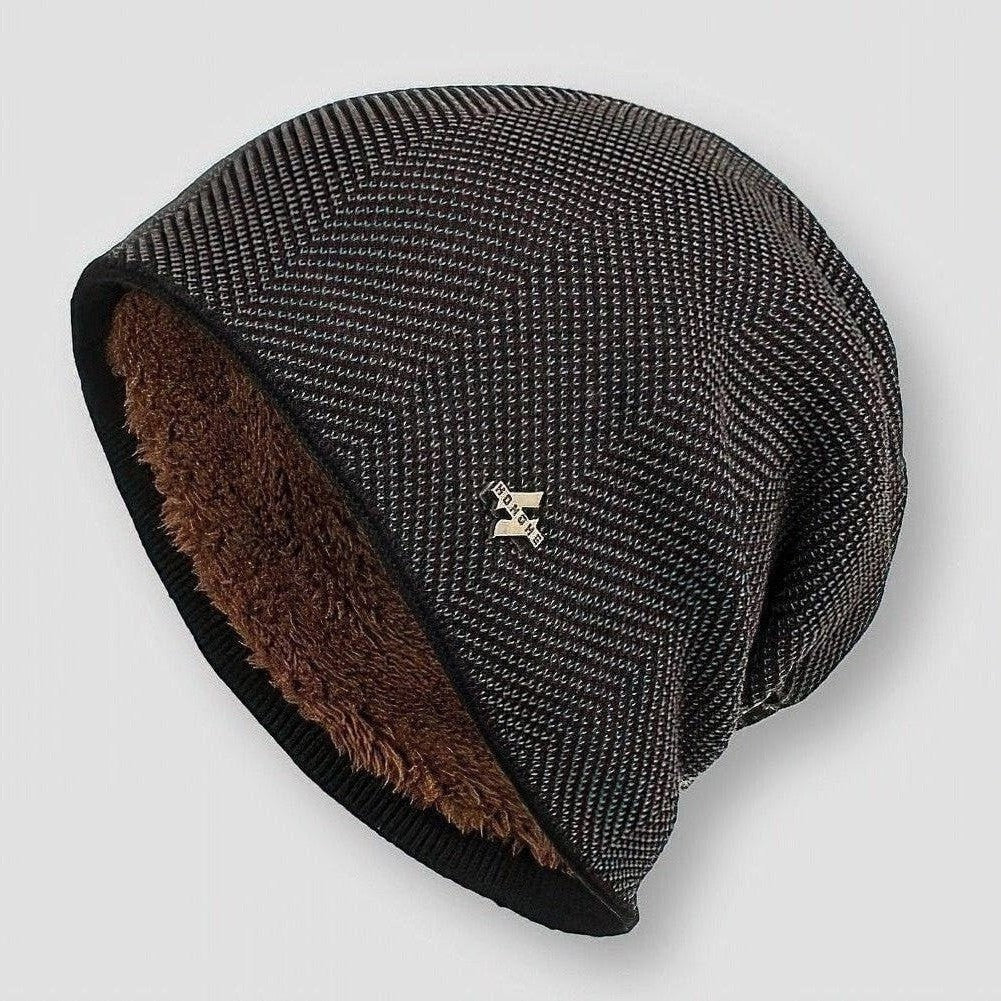 Bonnet Tricot à Doublure Homme