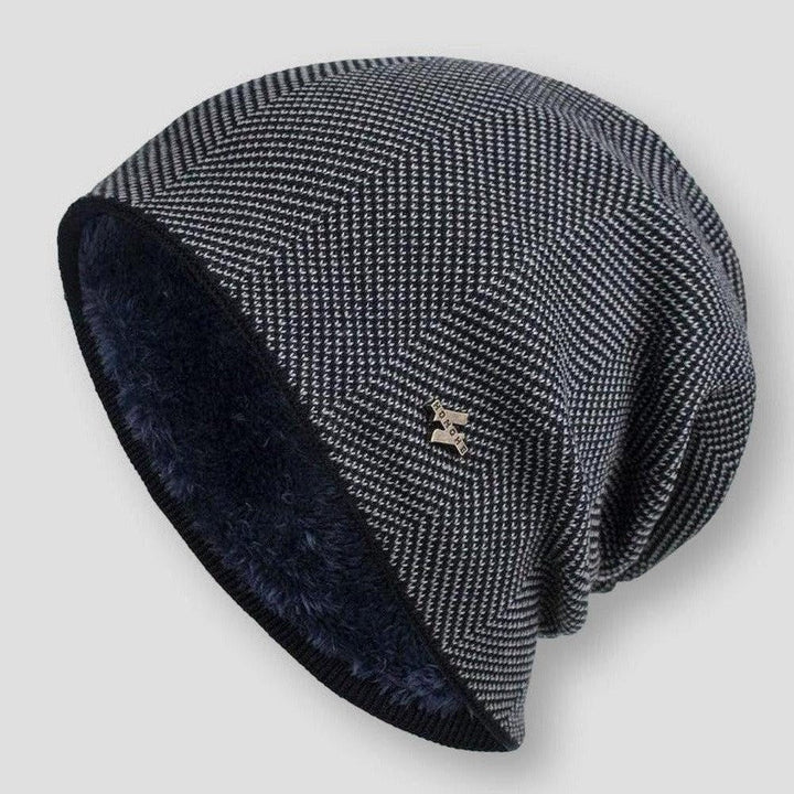 Bonnet Tricot à Doublure Homme