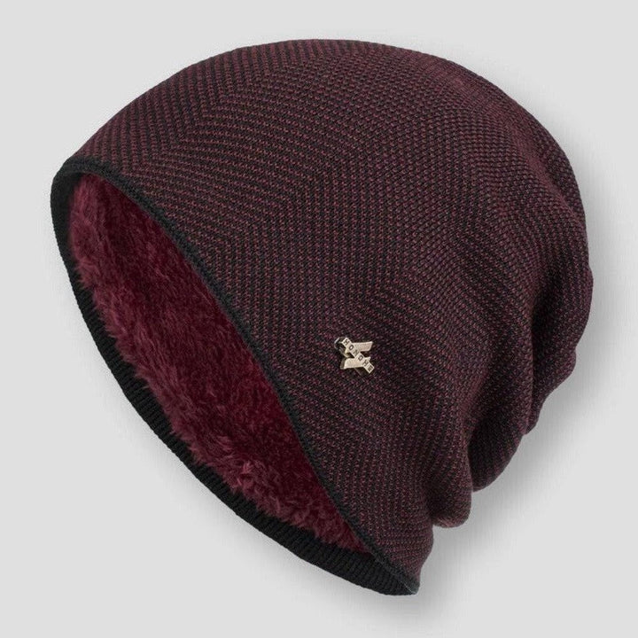 Bonnet Tricot à Doublure Homme