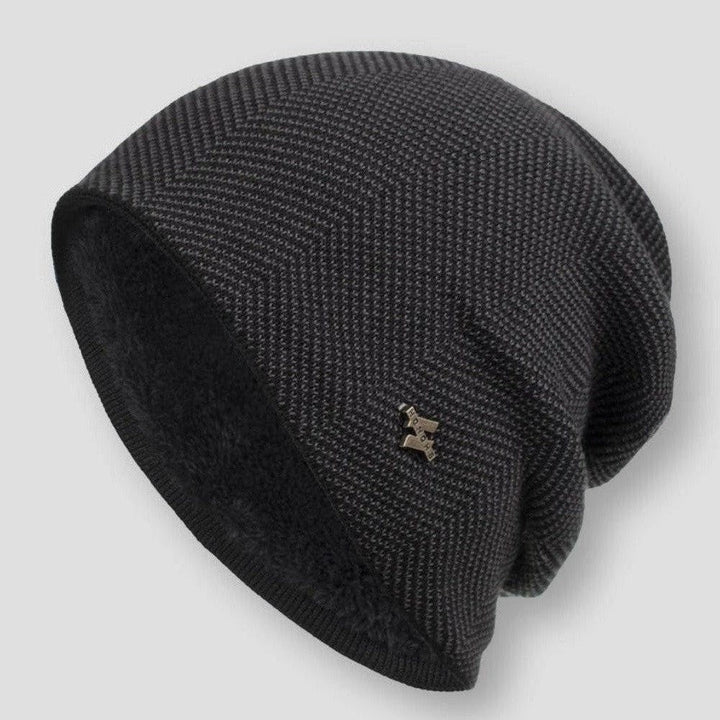 Bonnet Tricot à Doublure Homme