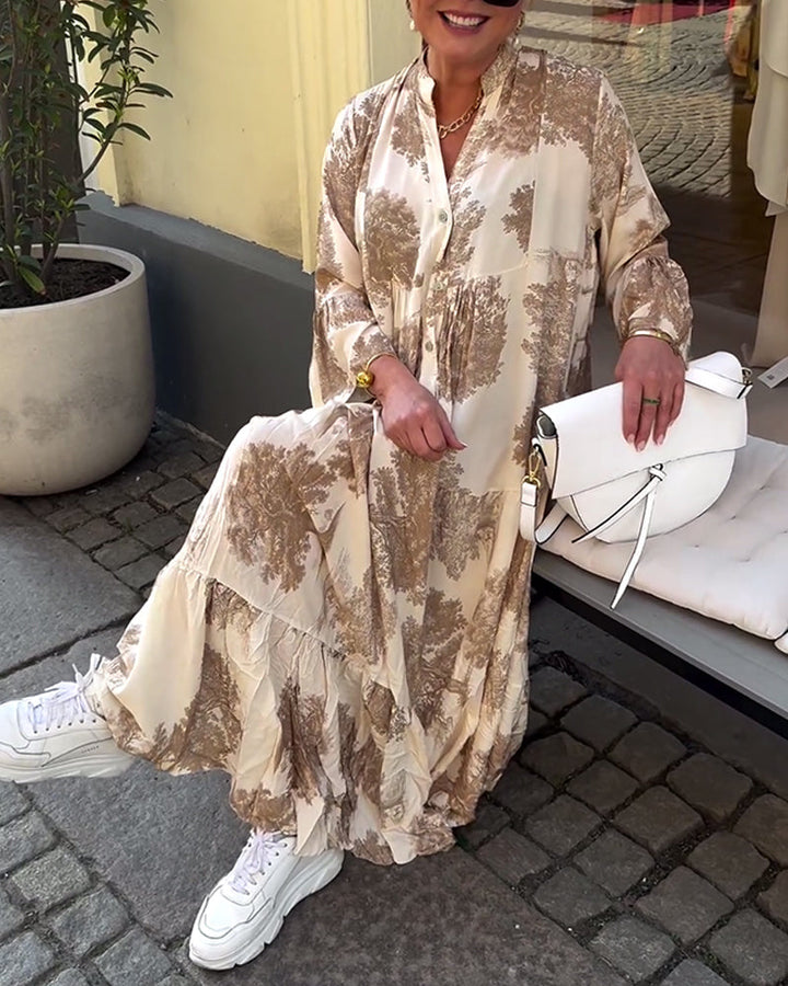 Robe Maxi Bohème Fleurie Femme