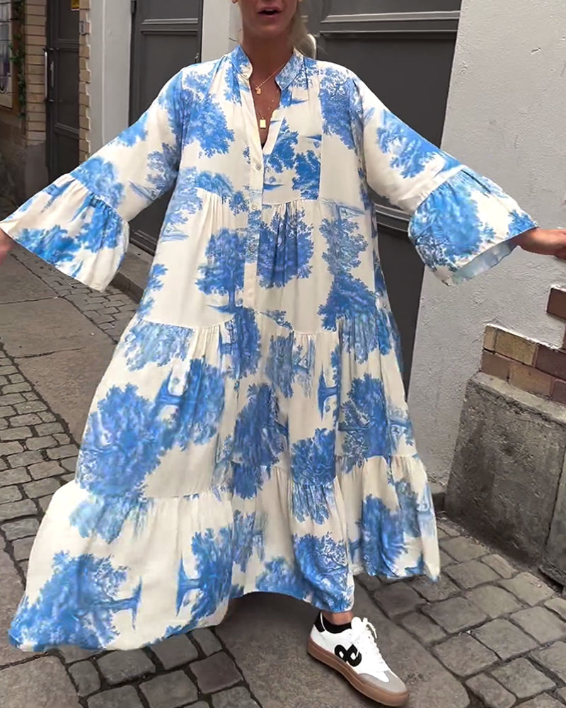 Robe Maxi Bohème Fleurie Femme