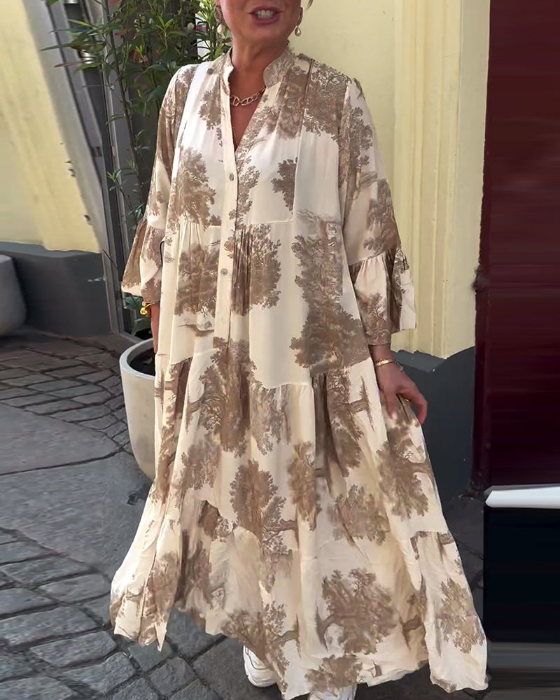 Robe Maxi Bohème Fleurie Femme
