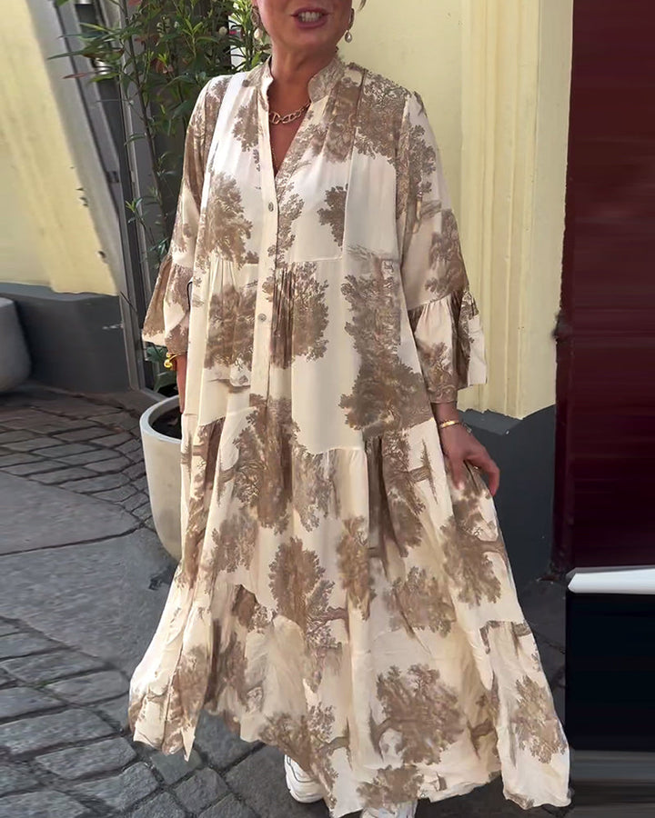 Robe Maxi Bohème Fleurie Femme