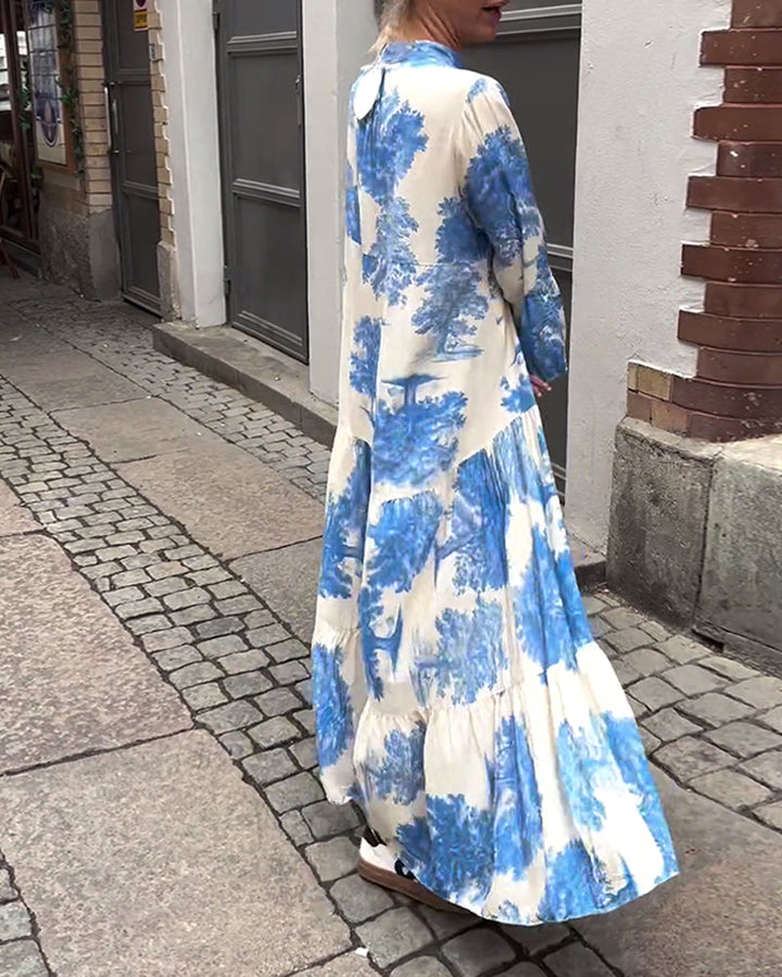 Robe Maxi Bohème Fleurie Femme