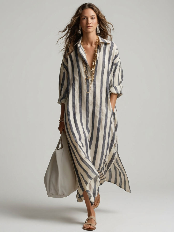 Robe Maxi Fluide Style Resort Femme