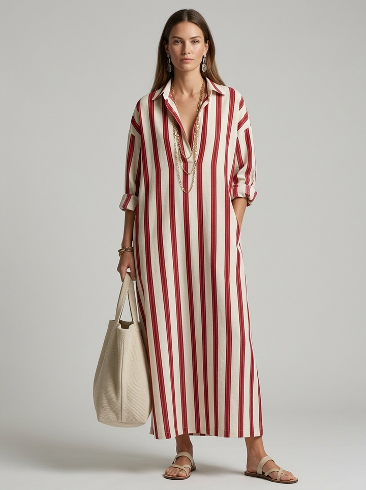 Robe Maxi Fluide Style Resort Femme