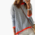 Women's Casual Striped Sweater