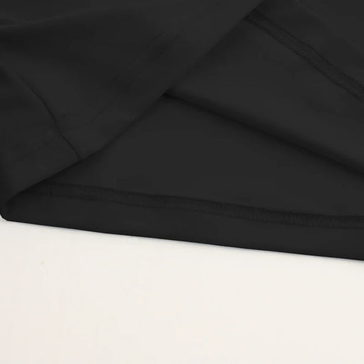 Top Ajusté Drapé à Manches Longues Femme