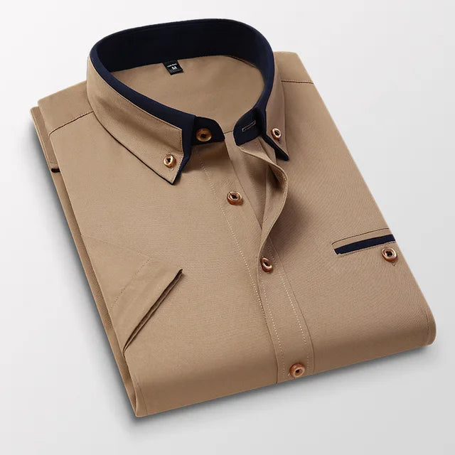 Chemise Casual Manches Courtes Homme