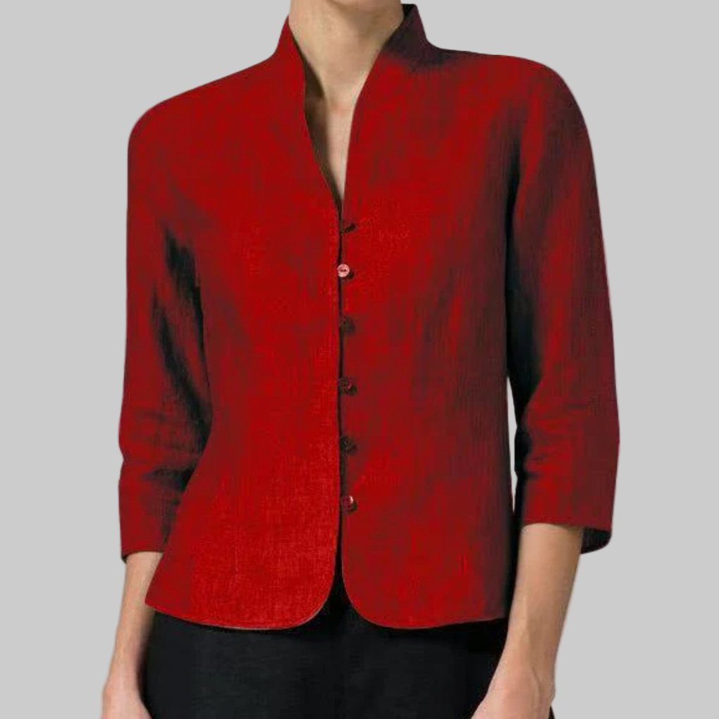 Veste Légère Col Montant Femme