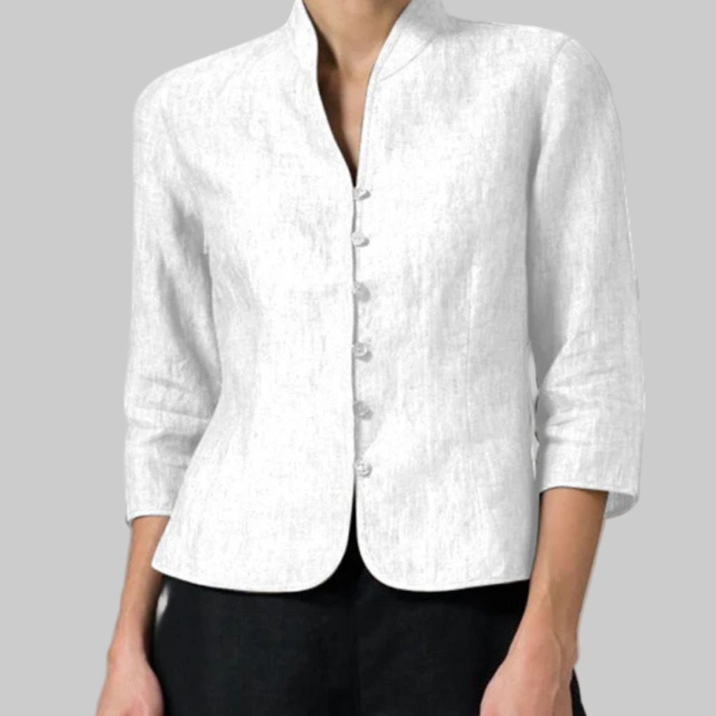 Veste Légère Col Montant Femme