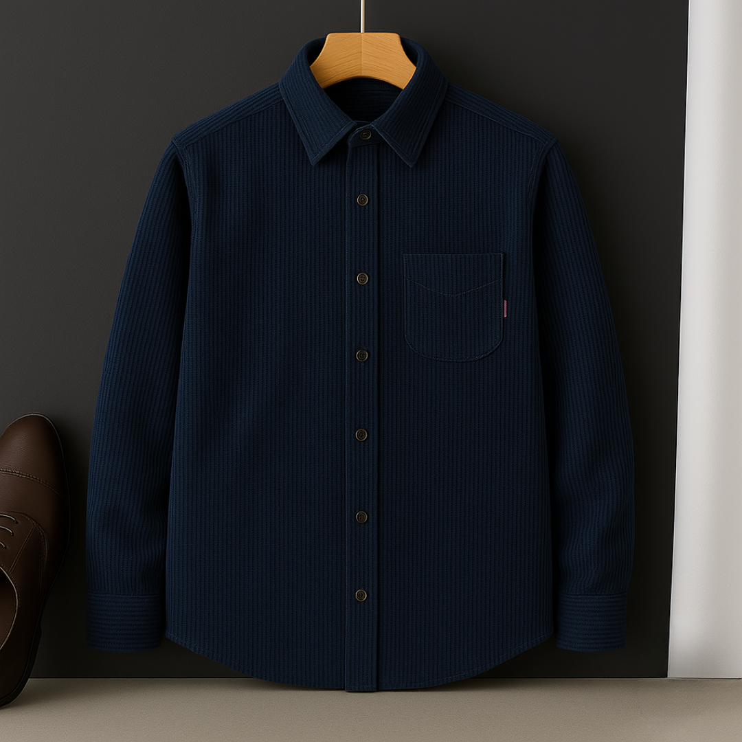 Chemise en velours côtelé Leonardo