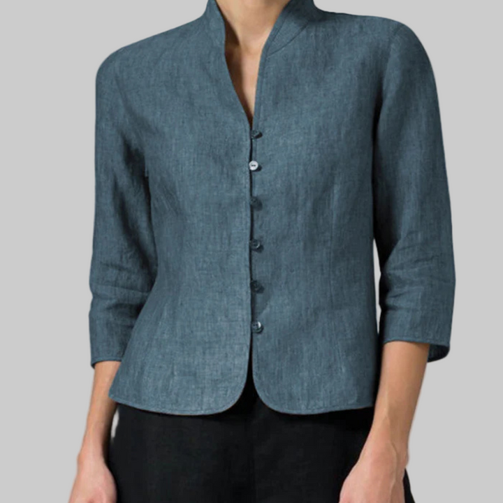 Veste Légère Col Montant Femme
