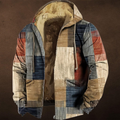 Veste à Capuche Motif Graphique Homme