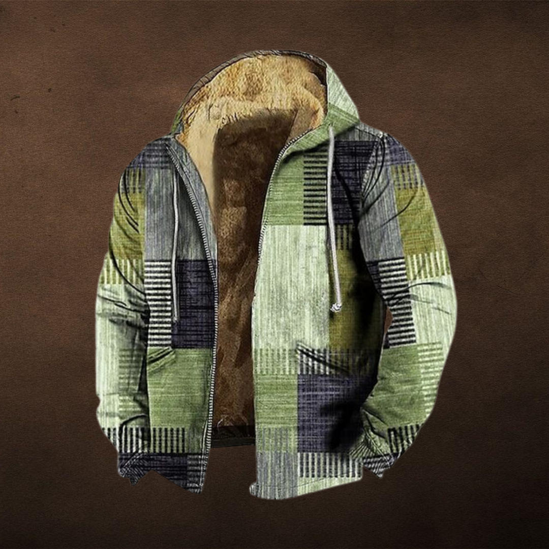 Veste à Capuche Motif Graphique Homme