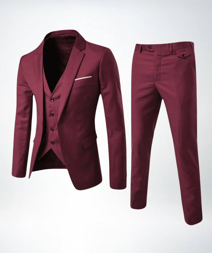 Costume Trois Pièces à Revers Homme