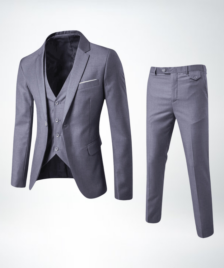 Costume Trois Pièces à Revers Homme
