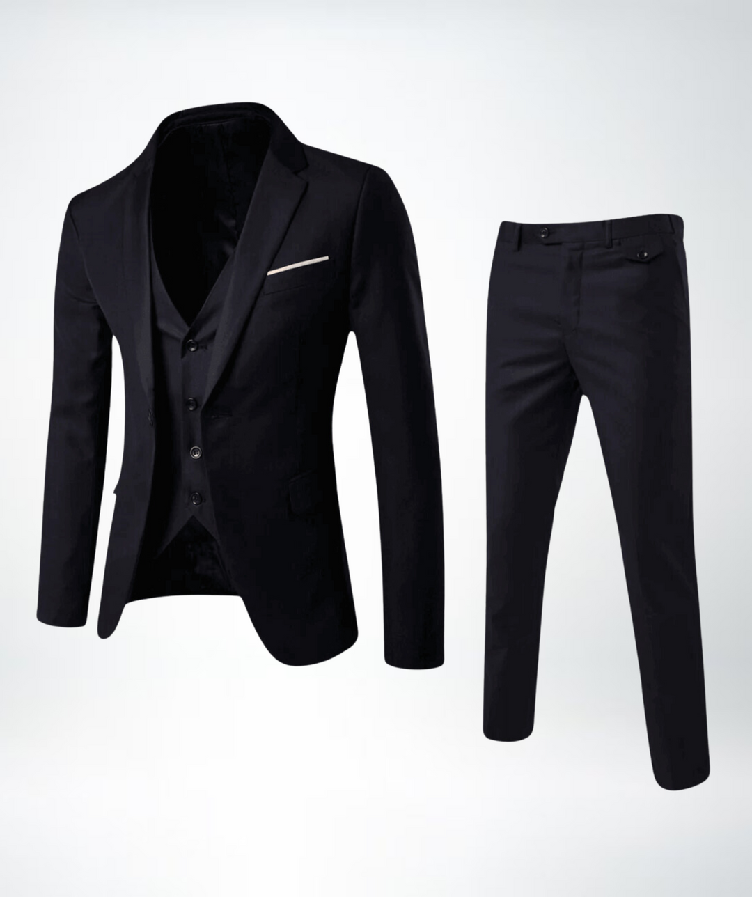 Costume Trois Pièces à Revers Homme