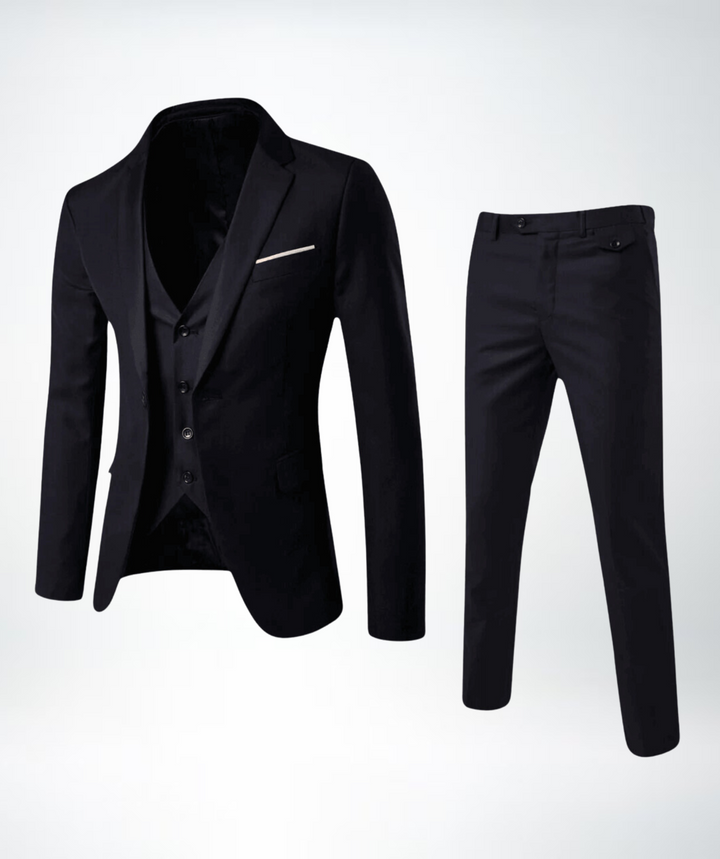 Costume Trois Pièces à Revers Homme