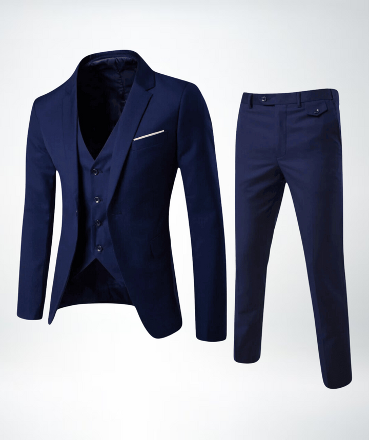Costume Trois Pièces à Revers Homme