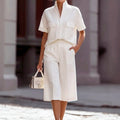 Women's Blouse and Capri Pants Set