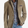 Men's Casual Fitted Single-Breasted Blazer