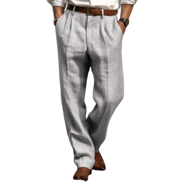 Pantalon Habillé Plissé Homme