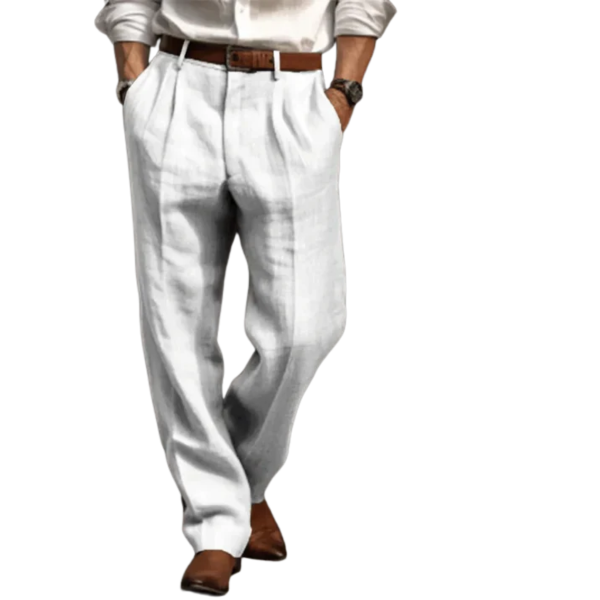 Pantalon Habillé Plissé Homme