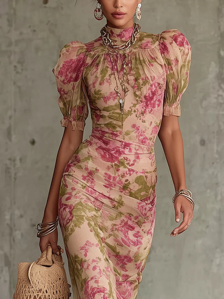 Robe Maxi Fleurie Femme