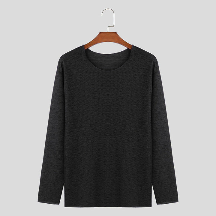Pull à Col V et Manches Longues Homme