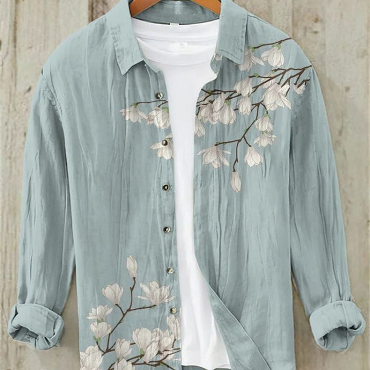 Chemise Imprimée Vagues Homme