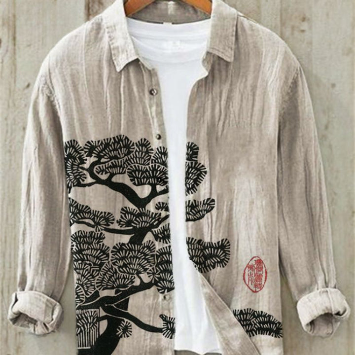 Chemise Imprimée Vagues Homme