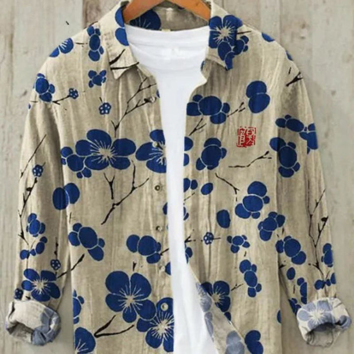 Chemise Imprimée Vagues Homme