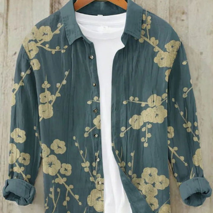 Chemise Imprimée Vagues Homme