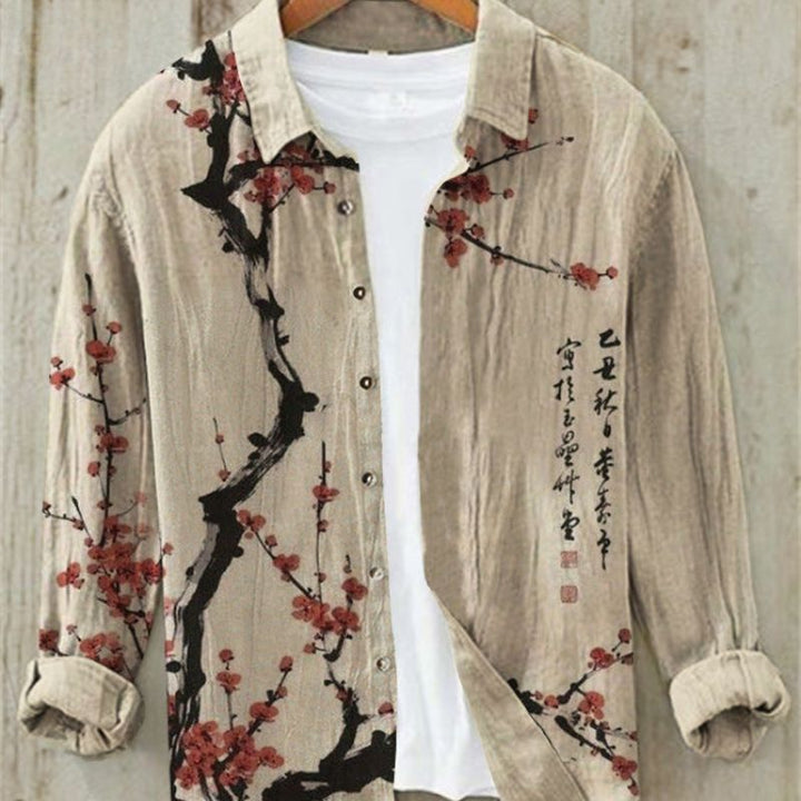Chemise Imprimée Vagues Homme