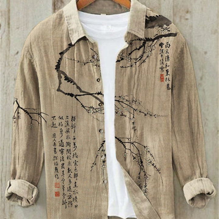 Chemise Imprimée Vagues Homme