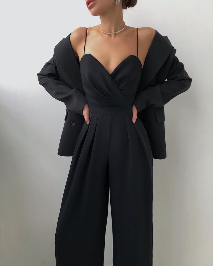 Combinaison Large Sans Manches Femme