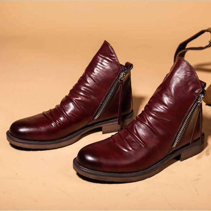 Bottines à Zip Latéral Homme
