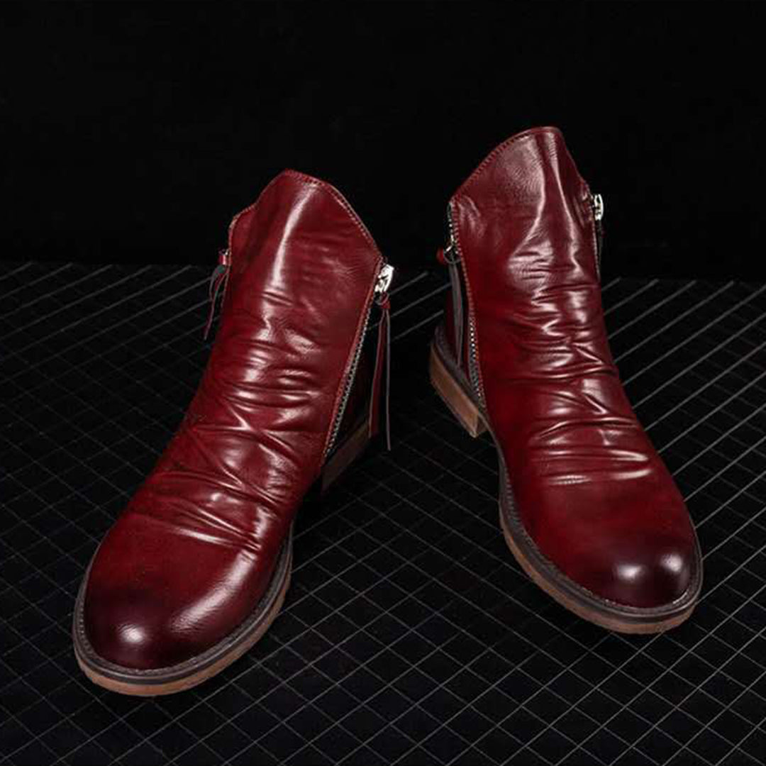 Bottines à Zip Latéral Homme