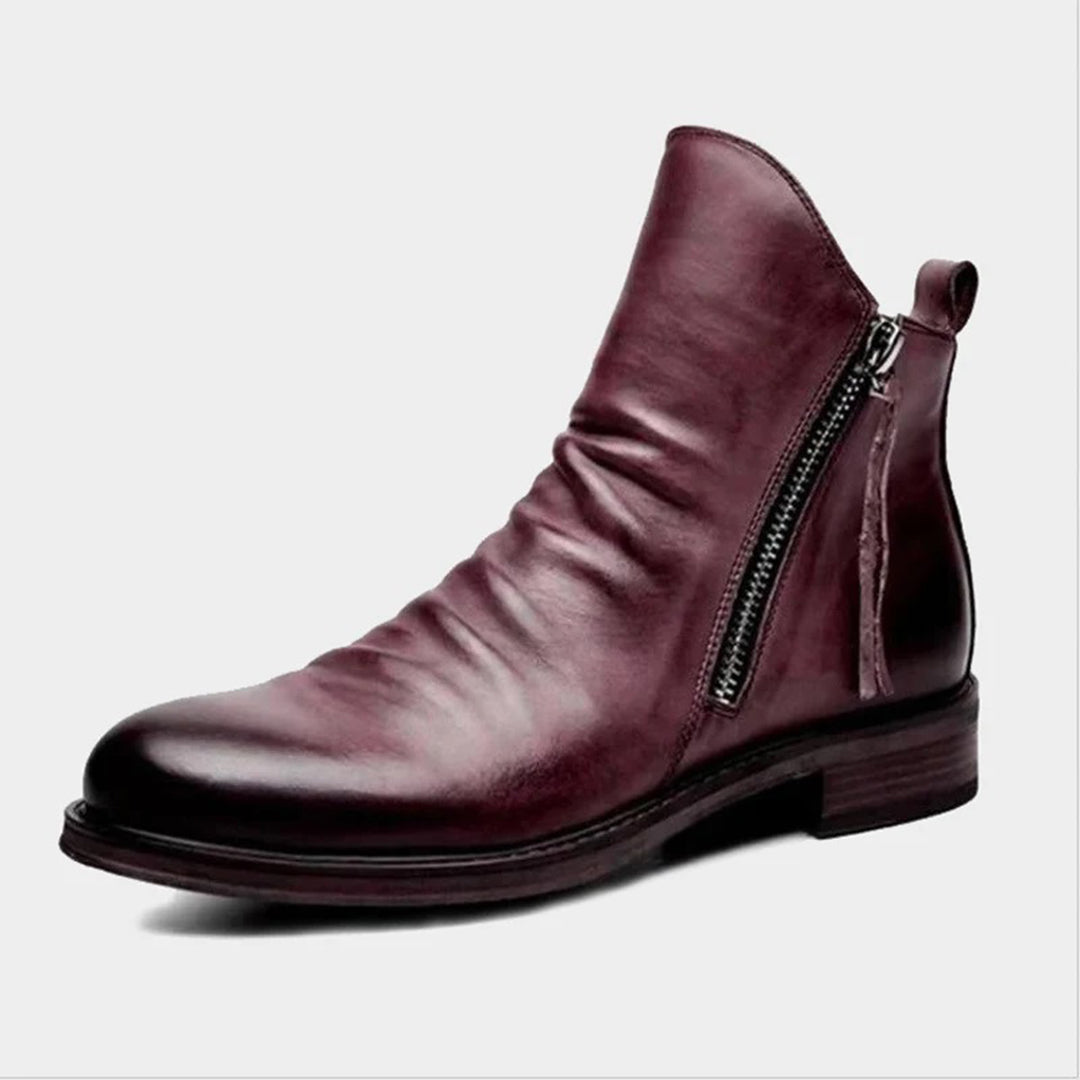 Bottines à Zip Latéral Homme
