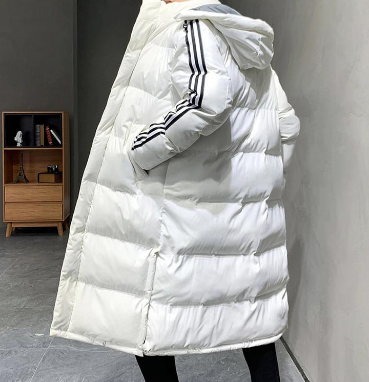 Doudoune Longue à Capuche Homme