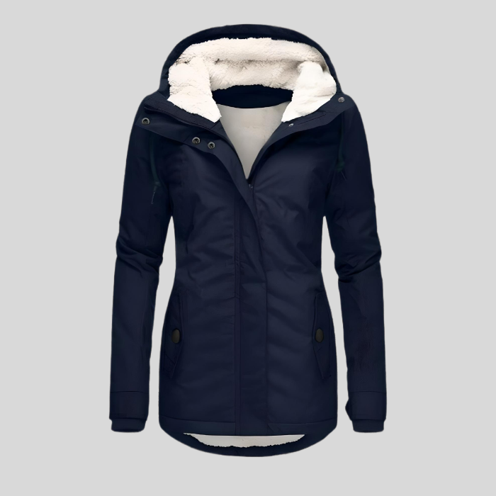 Parka Doublée à Capuche Femme