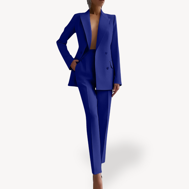Ensemble Blazer Structuré et Pantalon Femme