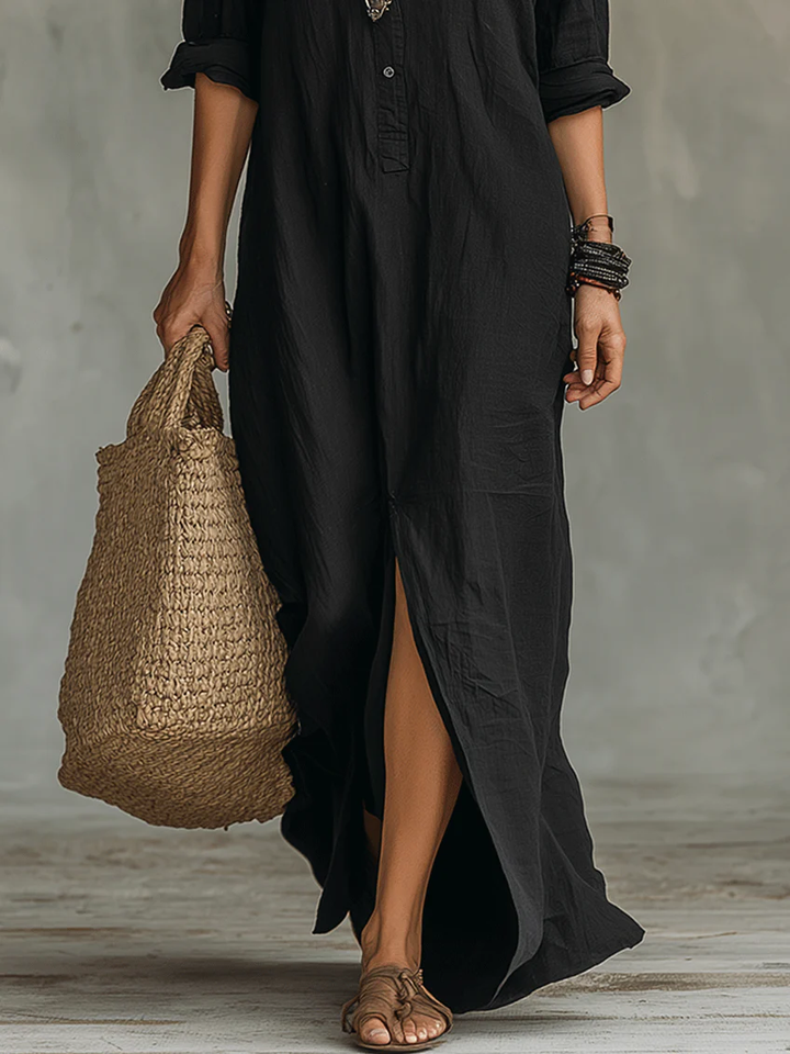Robe Chemise Longue Ample Femme