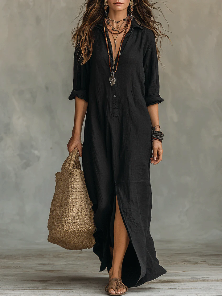 Robe Chemise Longue Ample Femme