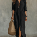 Women's Loose Long Shirt Dress