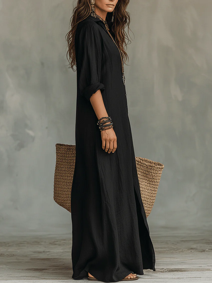 Robe Chemise Longue Ample Femme