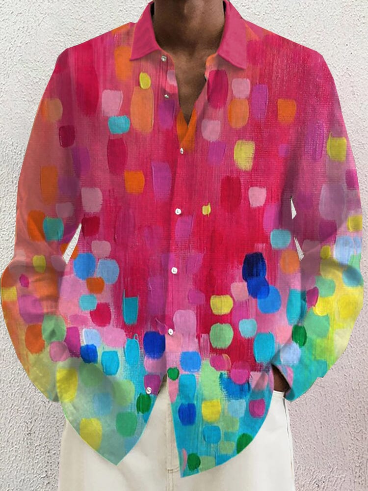 Chemise Imprimée Artistique Homme