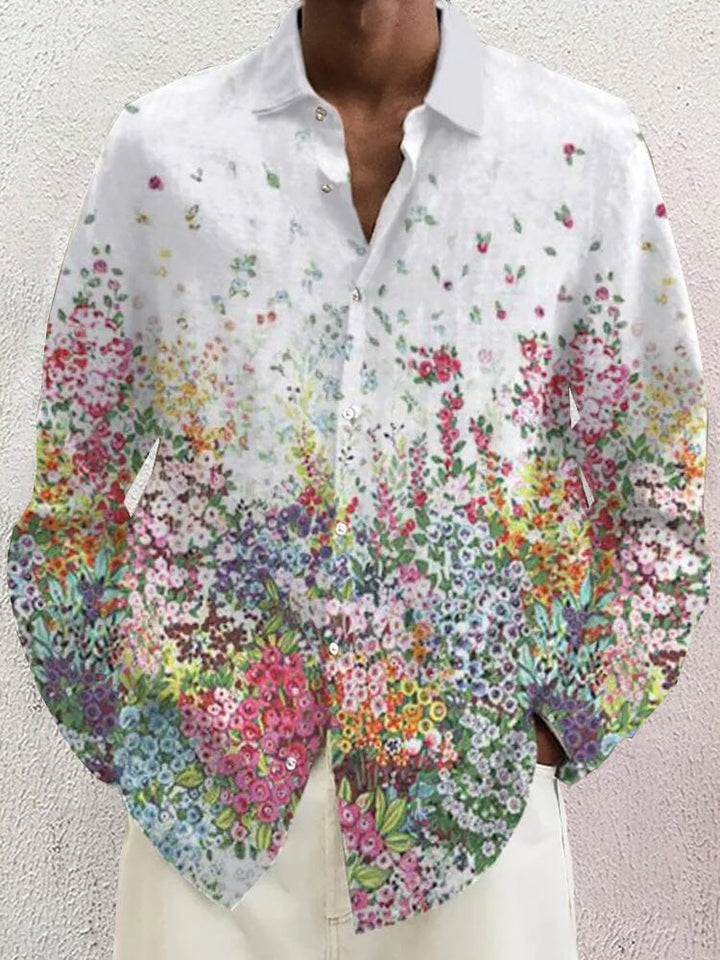 Chemise Imprimée Artistique Homme